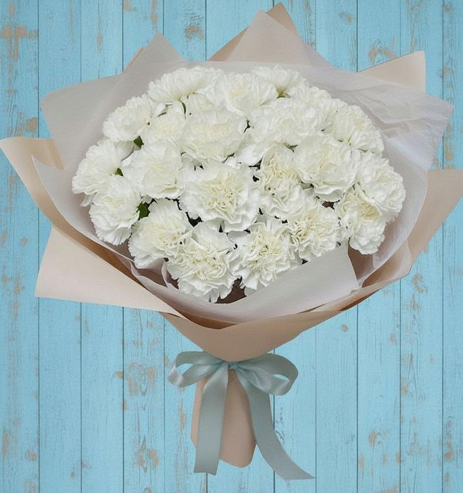 Букет цветов из: Гвоздики в Боре