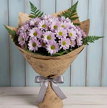 Букет цветов из:  Хризантемы #REPLACE_PRED# Боре