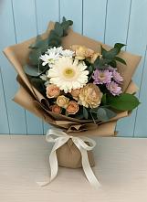 Букет цветов из:  Герберы и Хризантемы в Боре