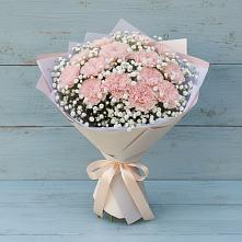 Букет цветов из:  Гвоздики в Боре