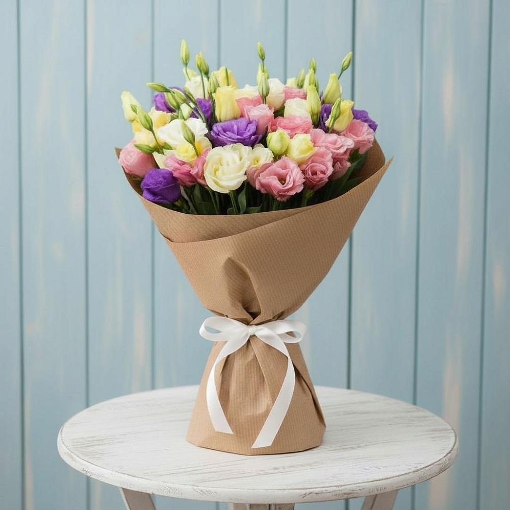 Букет цветов из: Лизиантусы в Боре