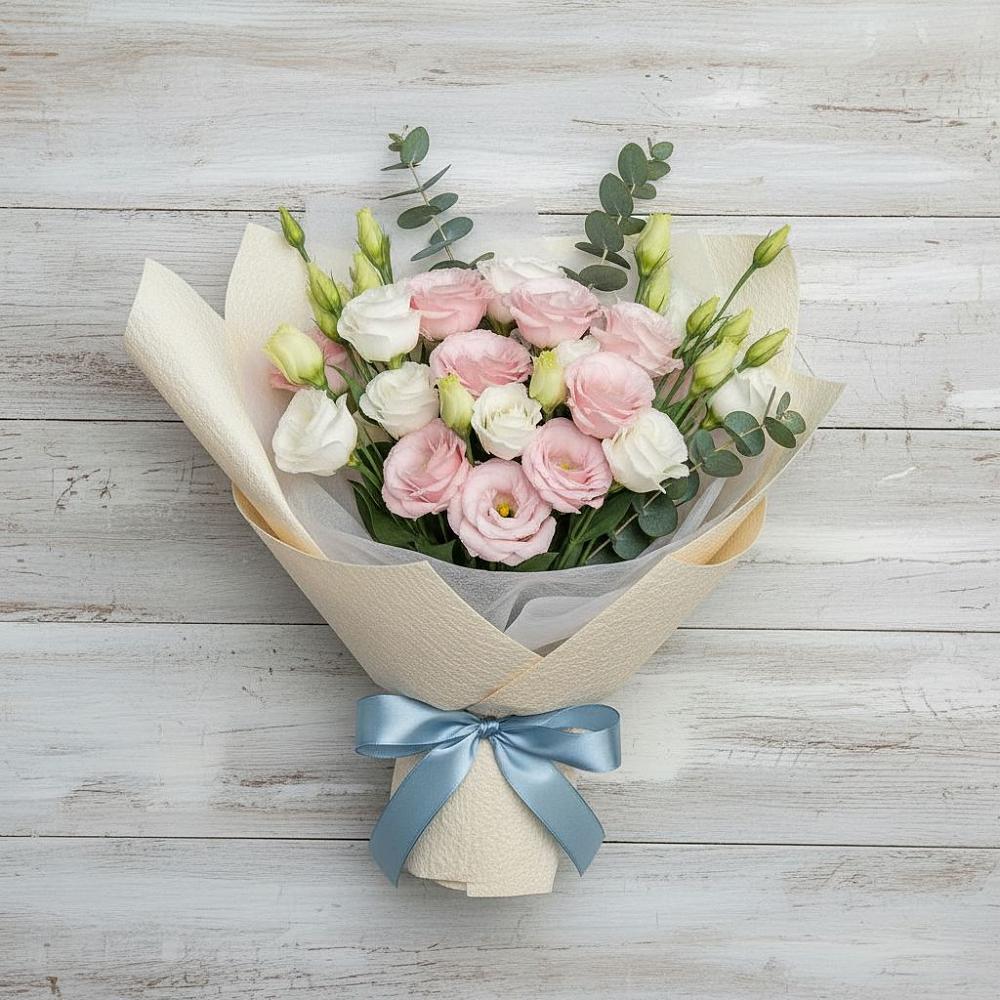 Букет цветов из: Лизиантусы в Боре